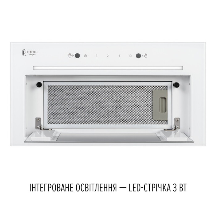 Витяжка повновбудована PERFELLI DESIGN FILINI 5 BIANCO